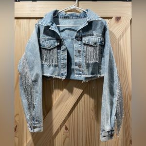 Cropped Denim Jacket